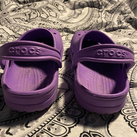 Unisex CROCS Classic Clog Purple Size W 8-9 Men 6-7 - Picture 5 of 11